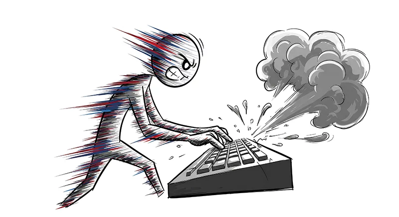 あなたはキーボードの音がうるさいと怒られた事はありますか？