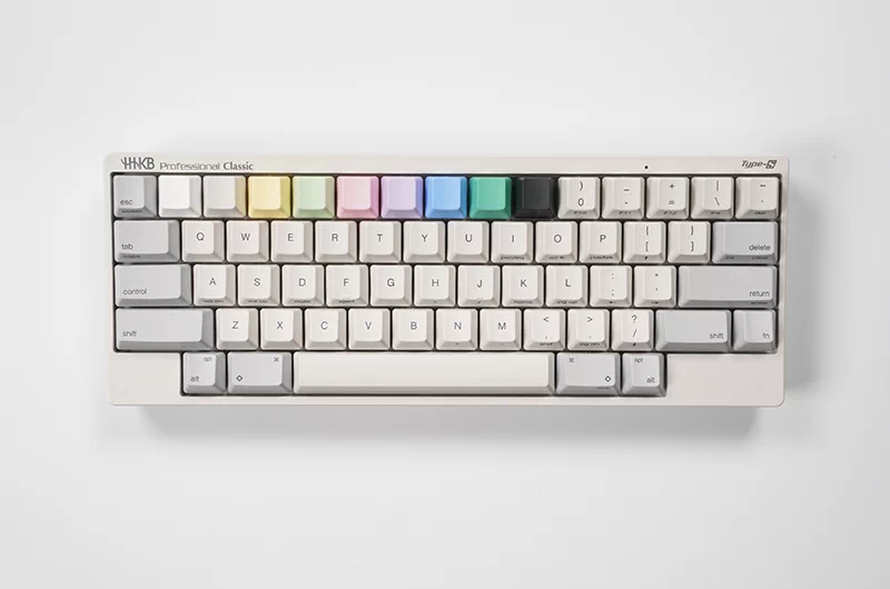 カラーキートップ（数字キーグラデーション）