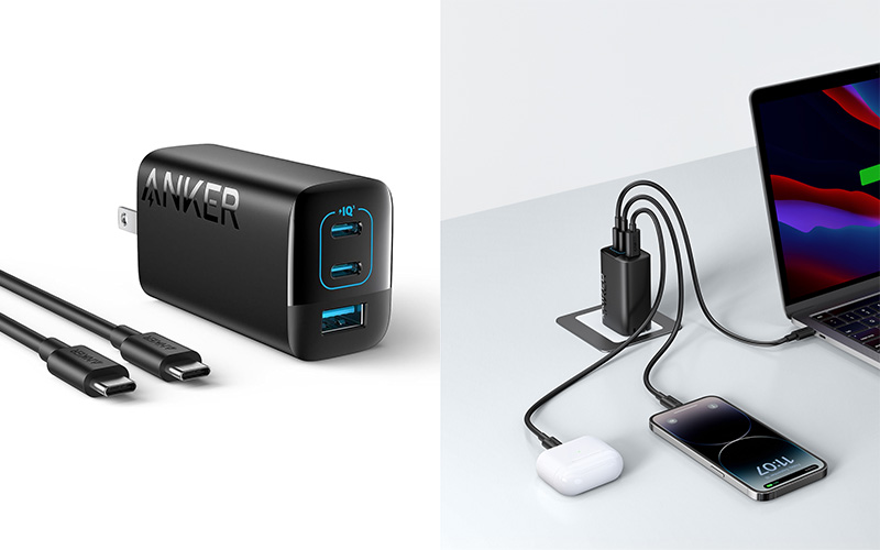 Anker Charger (67W, 3-Port) with USB-C&USB-Cケーブル