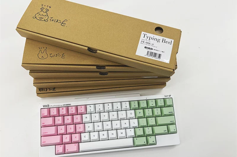 2020～2024パームレスト（梱包箱）＆三色団子カラーのHHKB