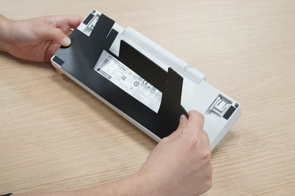 吸振マットの装着