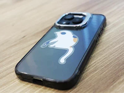 携帯 猫ステッカー