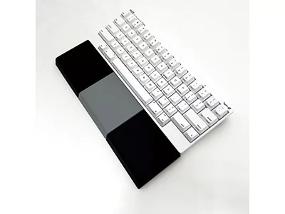 パームレスト ブラックとクールグレーの組み合わせ