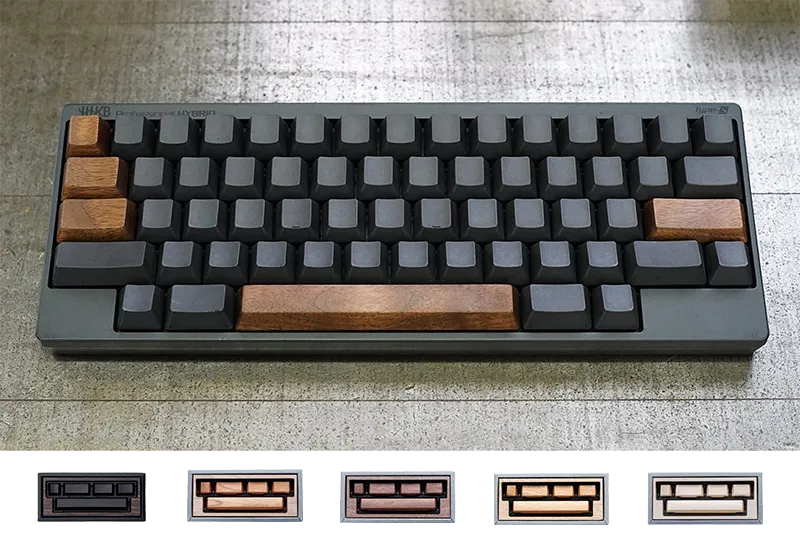 松葉製作所製　木製キートップ for HHKB Professional