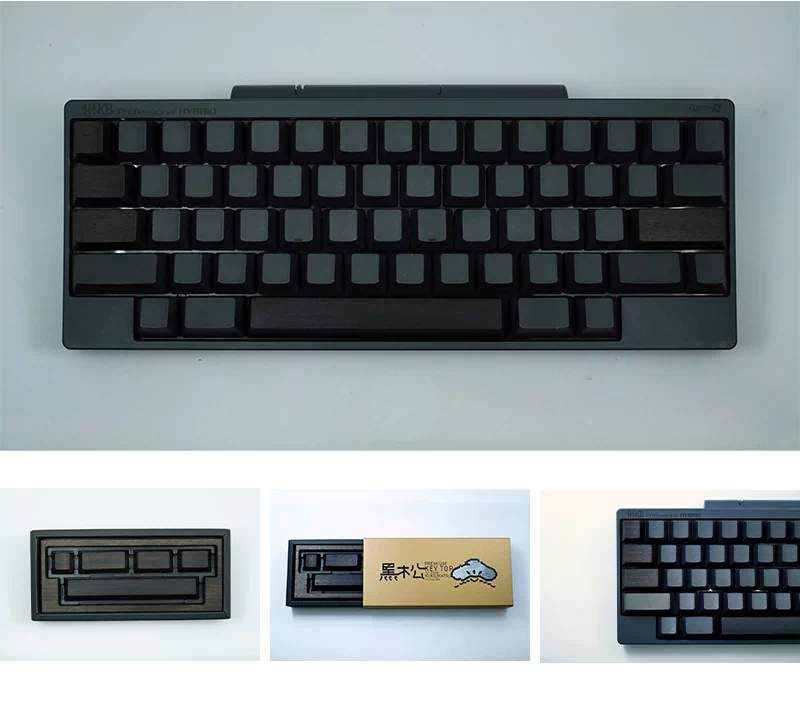 木製キートップセット for HHKB Professional（黒檀）