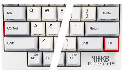 HHK Keyboard Professional 2 無印字モデル　白