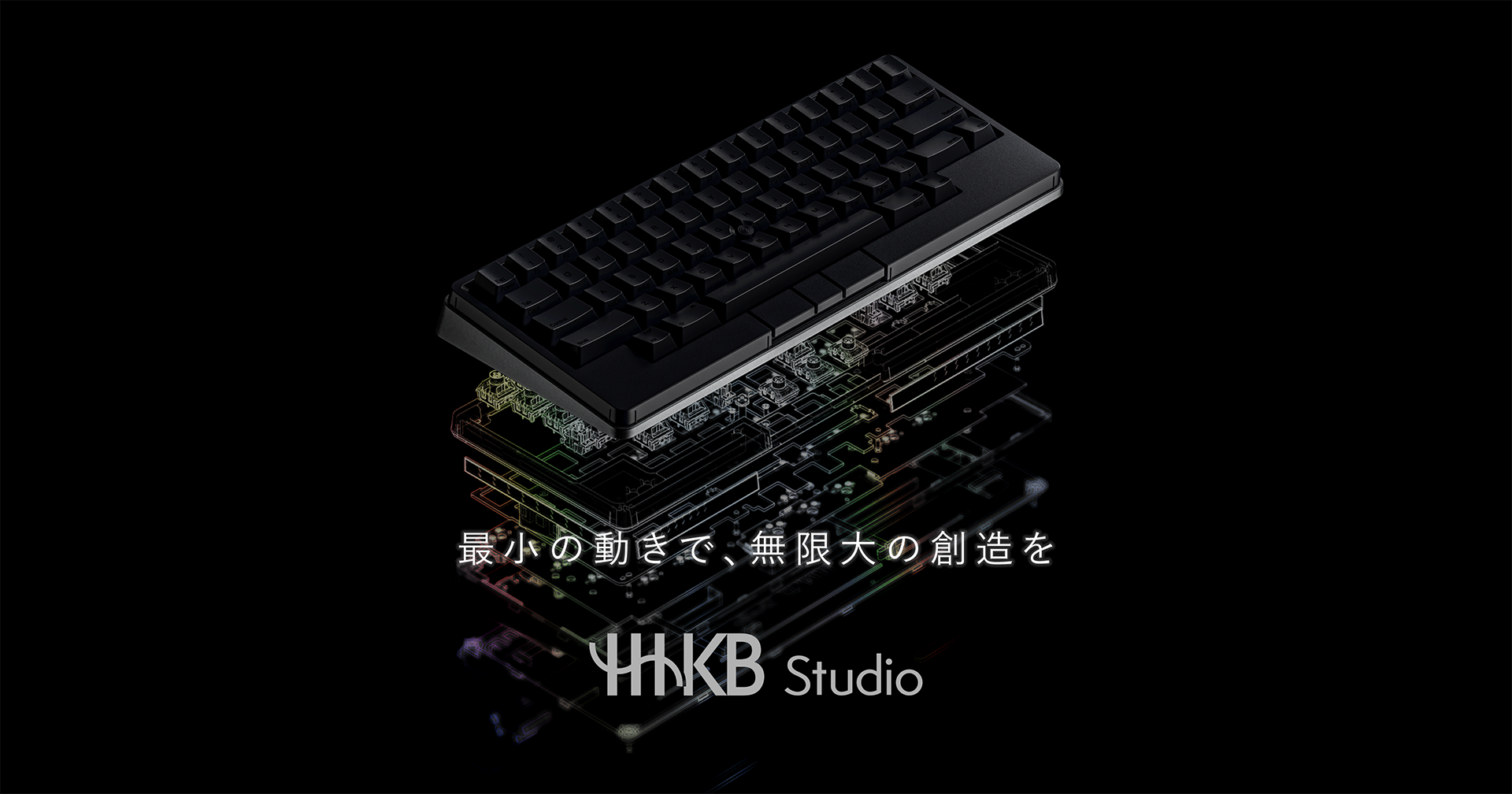 最小の動きで、無限大の想像を HHKB Studio