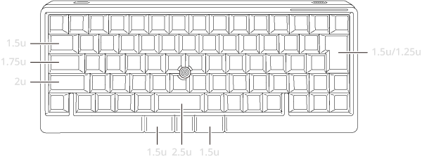 キートップのサイズ