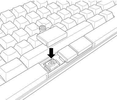 Installing the Mouse Key Top