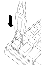 引き抜き工具を入れる