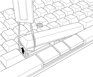 キートップを取り外す
