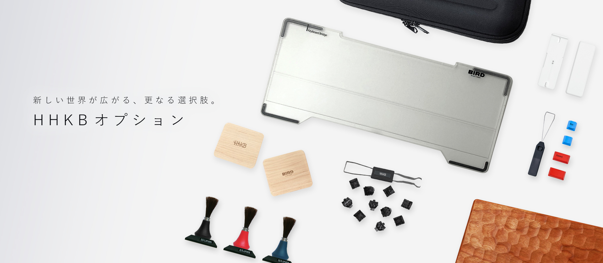 新しい世界が広がる、さらなる選択肢。HKBオプション